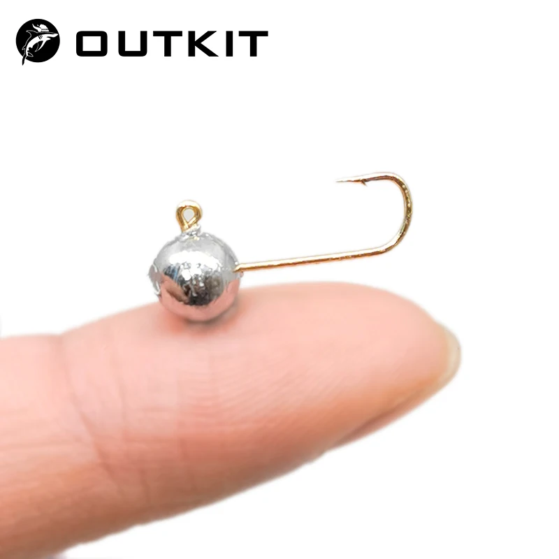 Fishing Hook Barbless - OUTKIT 10 adet Mini Jig Kafa