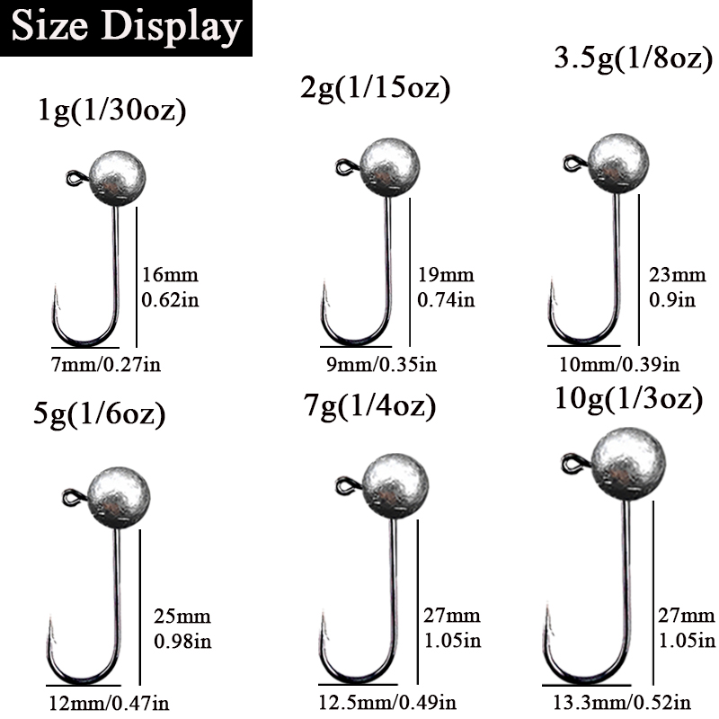 10 adet/grup Jig Kafa Balıkçıl - Fishing Hook Barbless incelemesi ve fiyatı