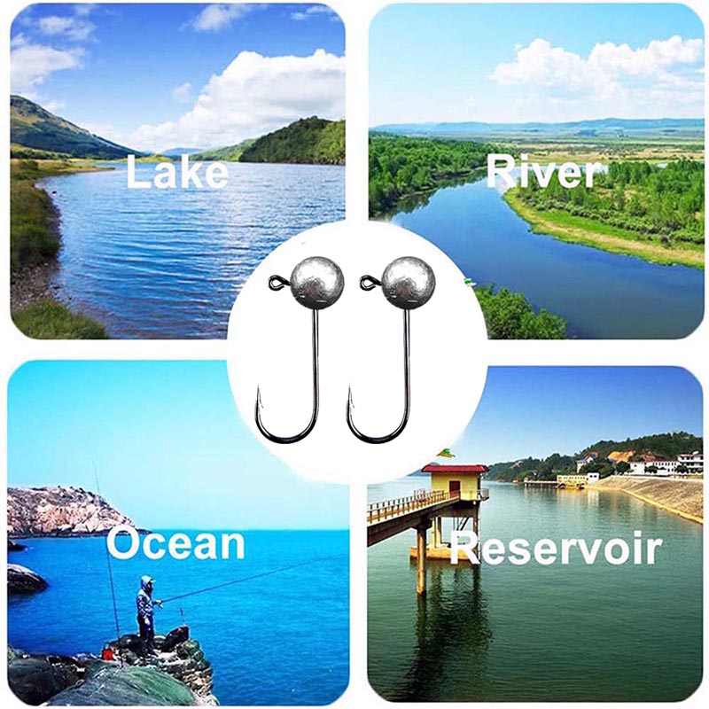 10 adet/grup Jig Kafa Balıkçıl - Fishing Hook Barbless incelemesi ve fiyatı